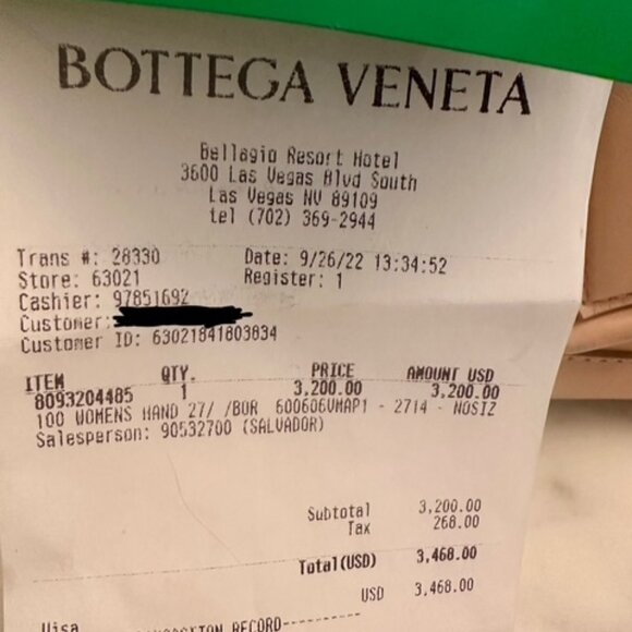 Bottega Veneta Intrecciato Mini Arco Calfskin Leather Tote Almond - Picture 12 of 16